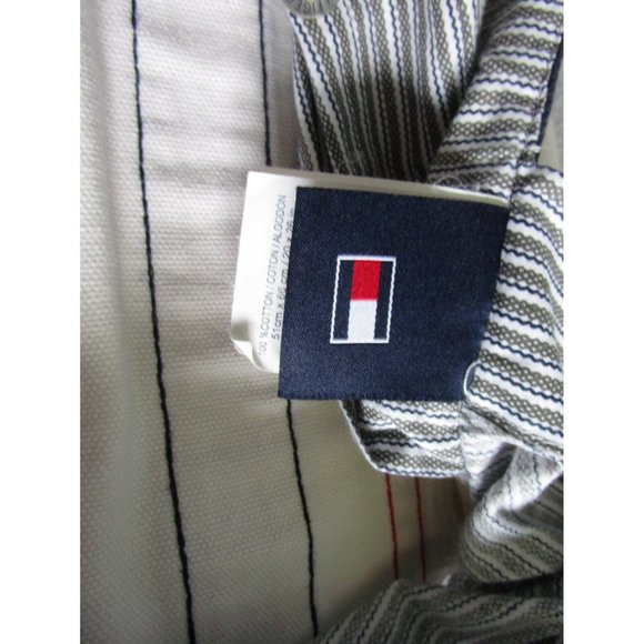 Tommy Hilfiger Home Pillow/Cushion Cover - 100% Cotton Red/White/Blue Rectangle - Picture 9 of 12